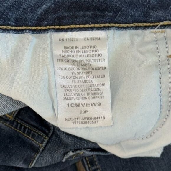 Lee Womens Bootcut Mid Rise Regular Fit Denim Jeans Size 20W - Picture 3 of 10